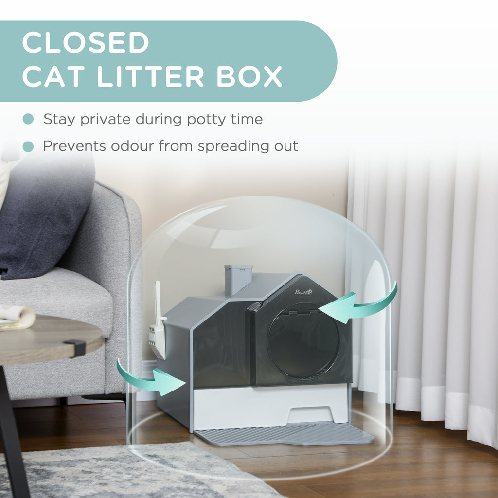 Hooded cat litter box – image 4