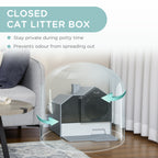 Hooded cat litter box – image 4