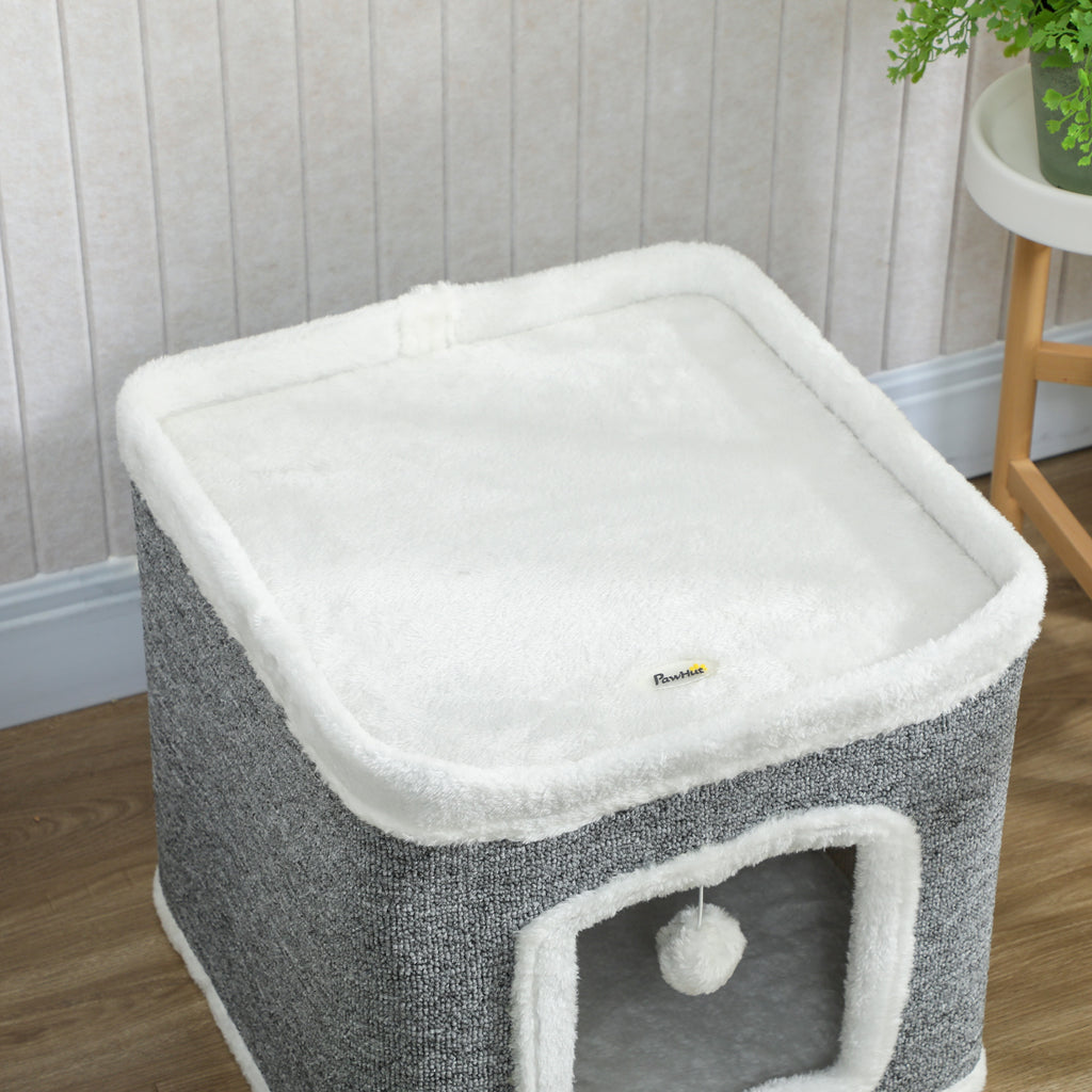 Two-level cat cave house – image 1