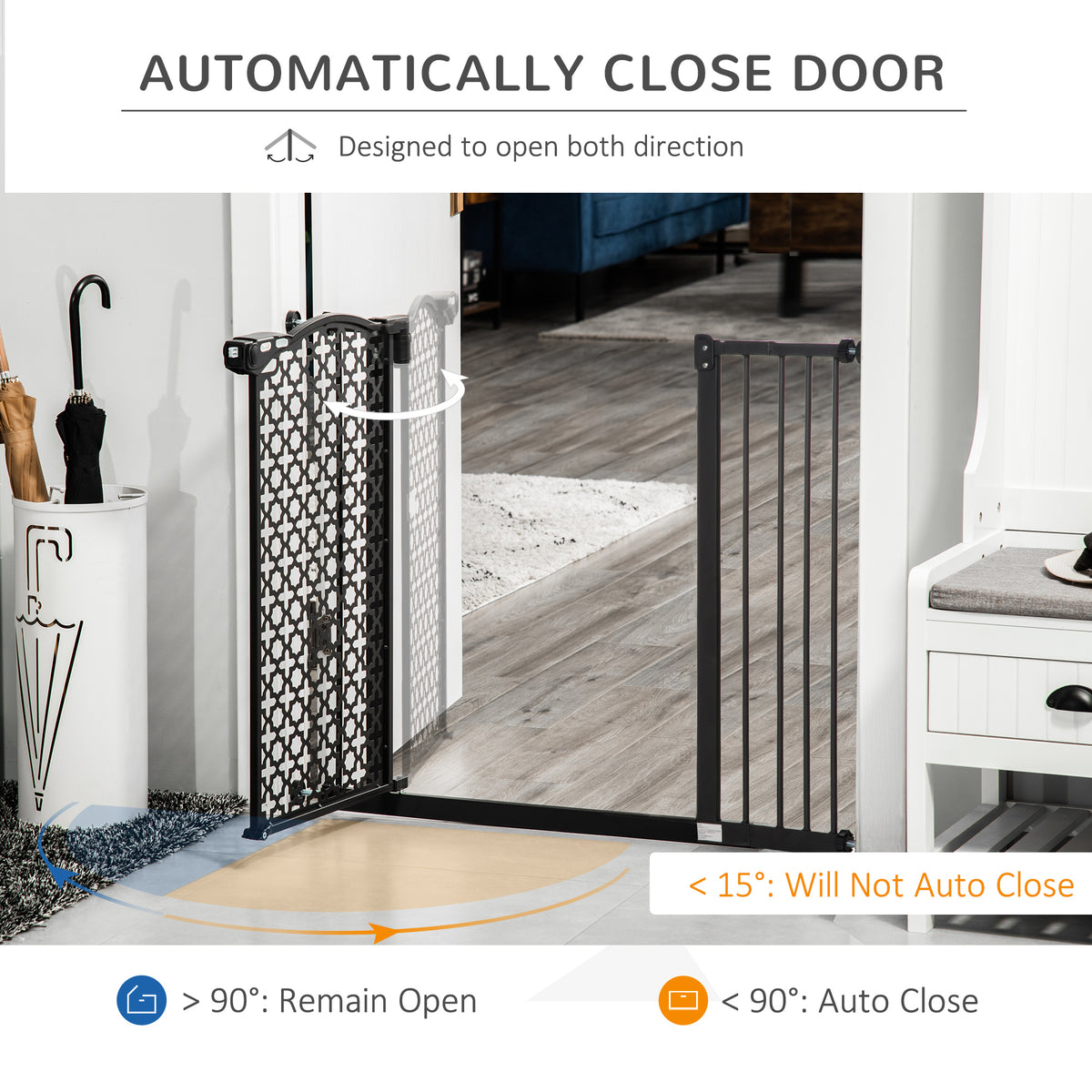 Auto-close pet safety gate – image 2