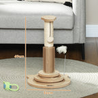 PawHut Five-in-One Cat Scratch Post – 49cm – product view 3