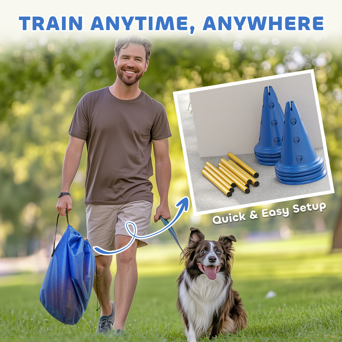 Dog agility jump set – image 2