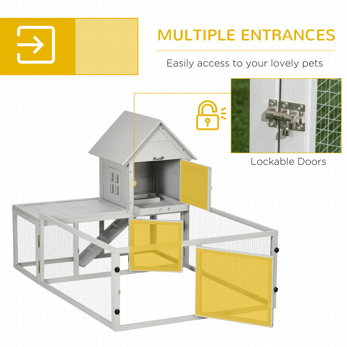 Indoor rabbit and guinea pig hutch – image 4