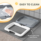 PawHut Dog Toilet Tray – Grey, 46.5cm – product view 5