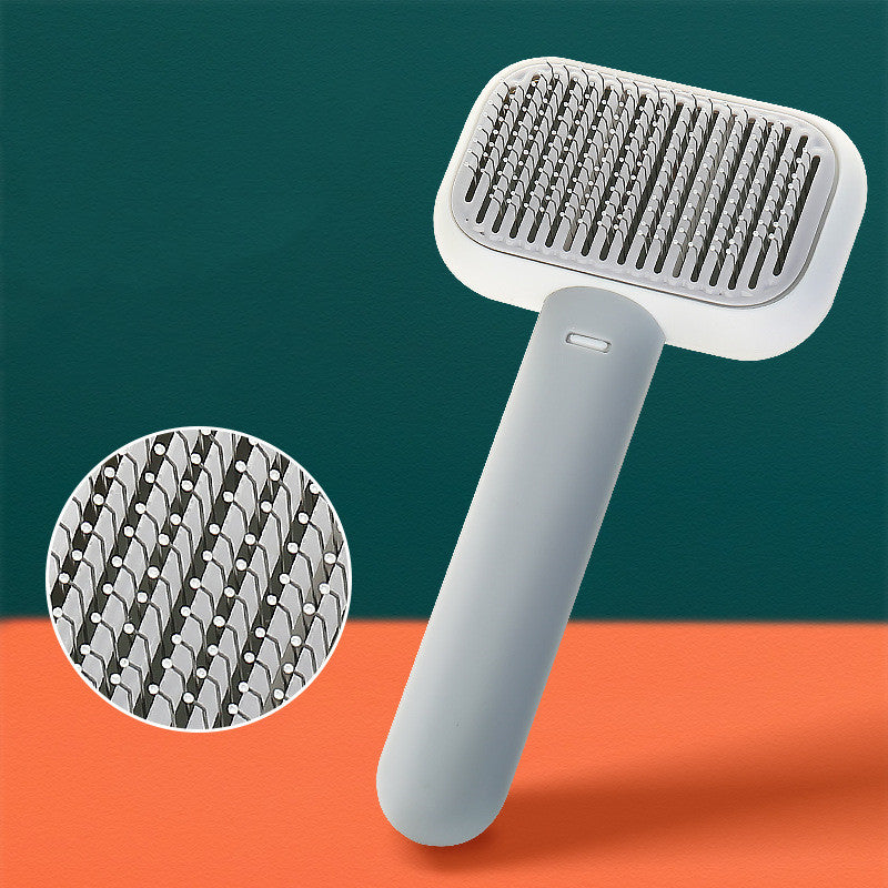 Pet grooming brush – Grey-1PCS
