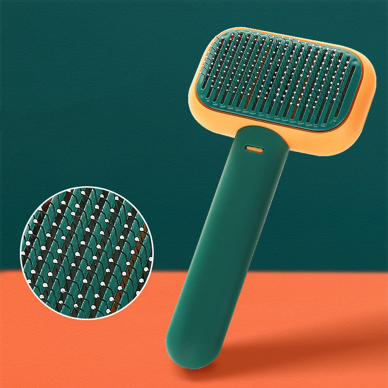 Pet grooming brush – Green-1PCS