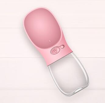 Portable pet water bottle – Pink