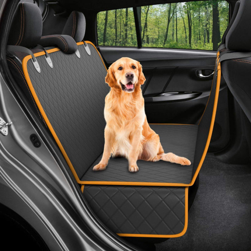 Dog car seat cover – Orange