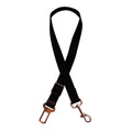 Adjustable pet car seat restraint strap – Black