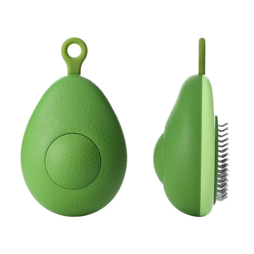 Avocado-style pet grooming brush – Avocado Green