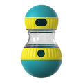 Dog treat-dispensing tumbler toy – Lake Blue Spot