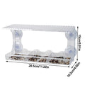 Clear Window Bird Feeder with Suction Cups & Tray – Style: A