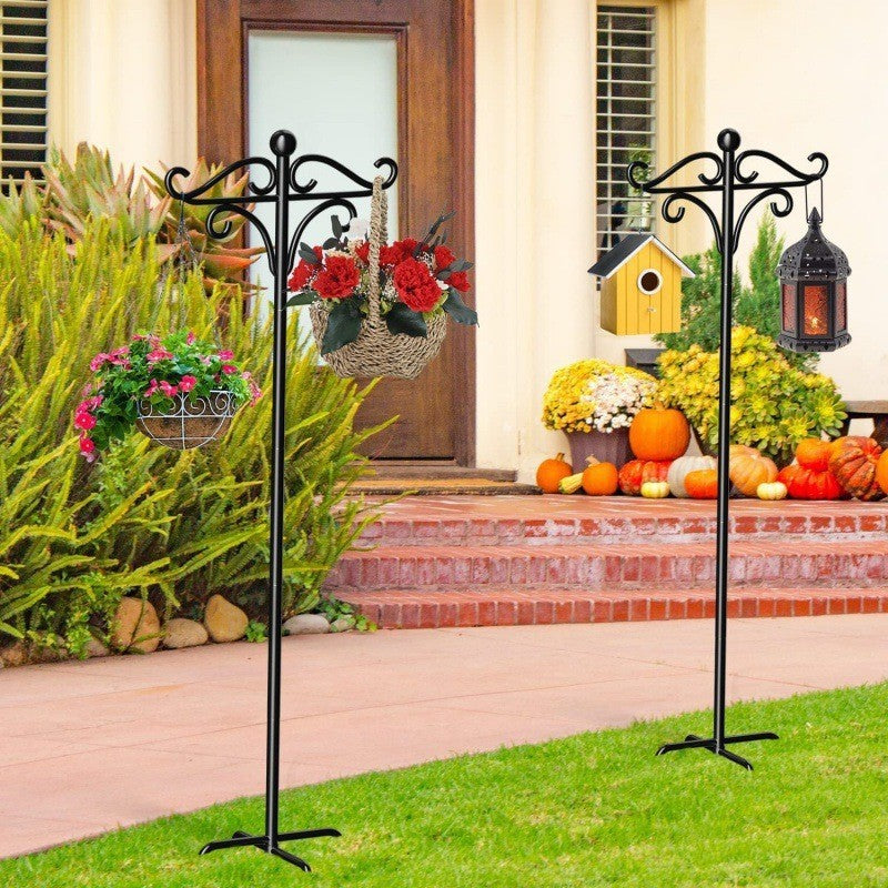 Adjustable Bird Feeder Stand with Twin Hooks – Up to 193cm – Model: UKC399701