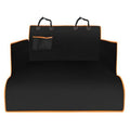 Pet Car Boot Liner with Side Guards & Storage Pockets – Black, 185 × 105cm – Colour: As shown