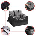 Padded Dog Car Booster Seat Bed with Washable Cover – Medium – Style: A
