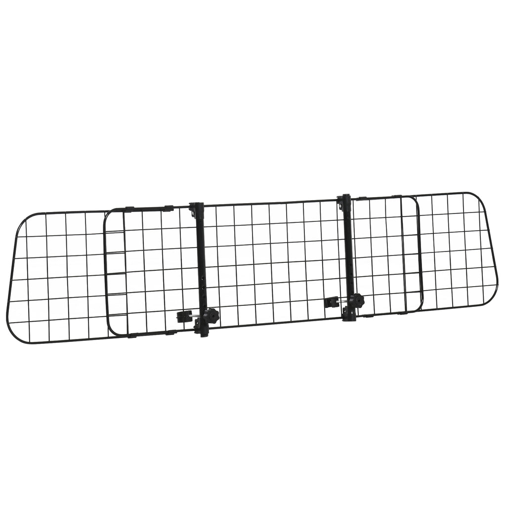Heavy-Duty Dog Car Barrier – Black