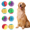 Squeaky Dog Ball Set – 8 Pieces