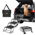 Folding Aluminium Dog Car Steps – 4 Steps