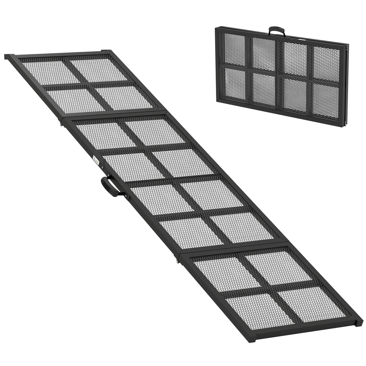 Extra-Long Dog Car Ramp with Non-Slip Surface – Black, 191 × 50cm