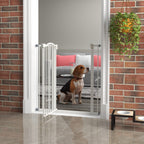 Pressure-Fit Dog Safety Gate – White, 74–94cm
