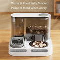 Two-in-One Gravity Pet Food & Water Dispenser – 1L Water / Approx. 2L Food – Quantity: 1pcs