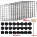 Modular Metal Pet Playpen – 12 Panels, 35 × 35cm Each – Style: A