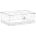 Acrylic Reptile Terrarium with Sliding Top & Vents – 40 × 30 × 15cm