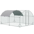 Walk-In Chicken Run with Domed Roof & Cover – 2.8 × 3.8 × 2m