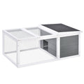 Wooden Small-Animal Hutch with Opening Roof – 115 × 66 × 47.5cm