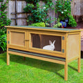 Rabbit & Guinea Pig Hutch with Opening Roof – 115cm