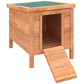 Wooden Small Pet Hideaway with Opening Roof – Natural, 51 × 42 × 43cm