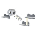 Wall-Mounted Cat Tree with Steps, Perch & Cat House – Grey, 4 Pieces