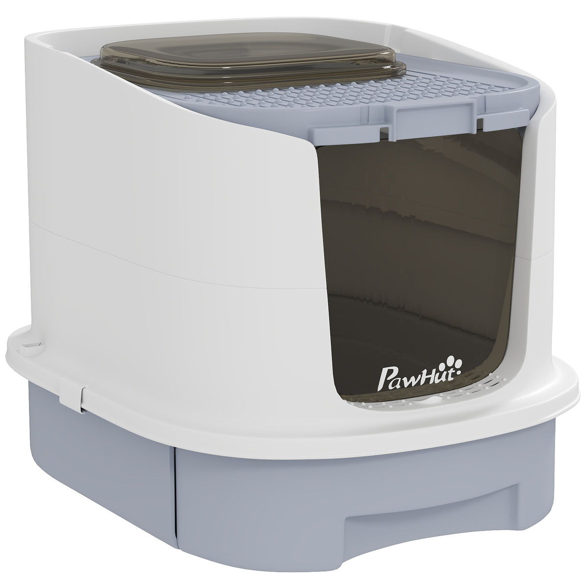 Top-Entry Cat Litter Box with Lid, Scoop & Deodorisation Bags