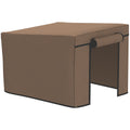 Water-Resistant Rabbit Hutch Cover – Brown, 43 × 52 × 37cm