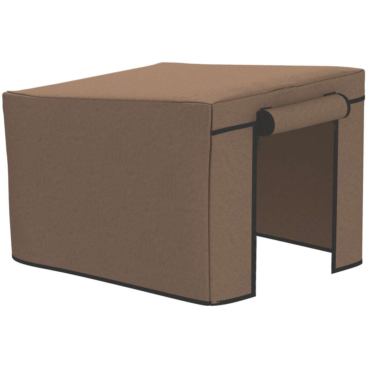 Water-Resistant Rabbit Hutch Cover – Brown, 43 × 52 × 37cm
