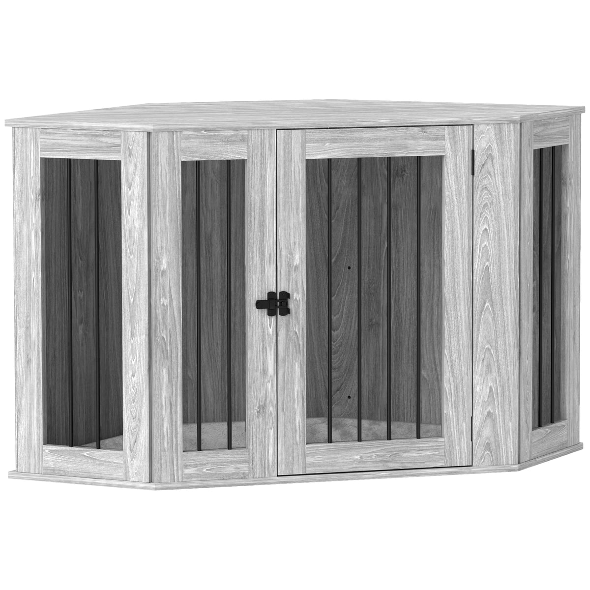 Dog Crate Side Table with Cushion – 122 × 61 × 71cm