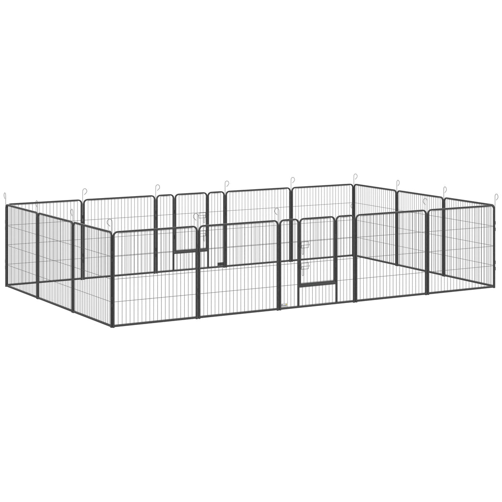 Puppy Playpen for Indoor & Outdoor Use – 16 Pieces