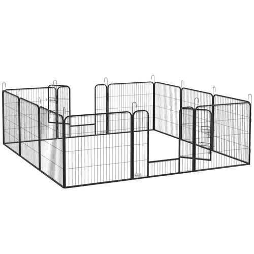 12-Panel Puppy Playpen for Indoor & Outdoor Use