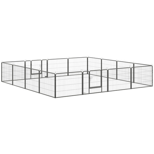16-Panel Puppy Playpen for Indoor & Outdoor Use