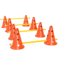 Dog Agility Jump Set with Eight Cones, Eight Poles & Carry Bag