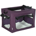 Pet Carrier with Cushion – Purple, 60cm