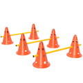 Dog Agility Jump Set with Six Cones, Six Poles & Carry Bag – Orange