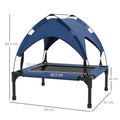 Cooling Mesh Pet Bed with Washable Fabric for Large Dogs
