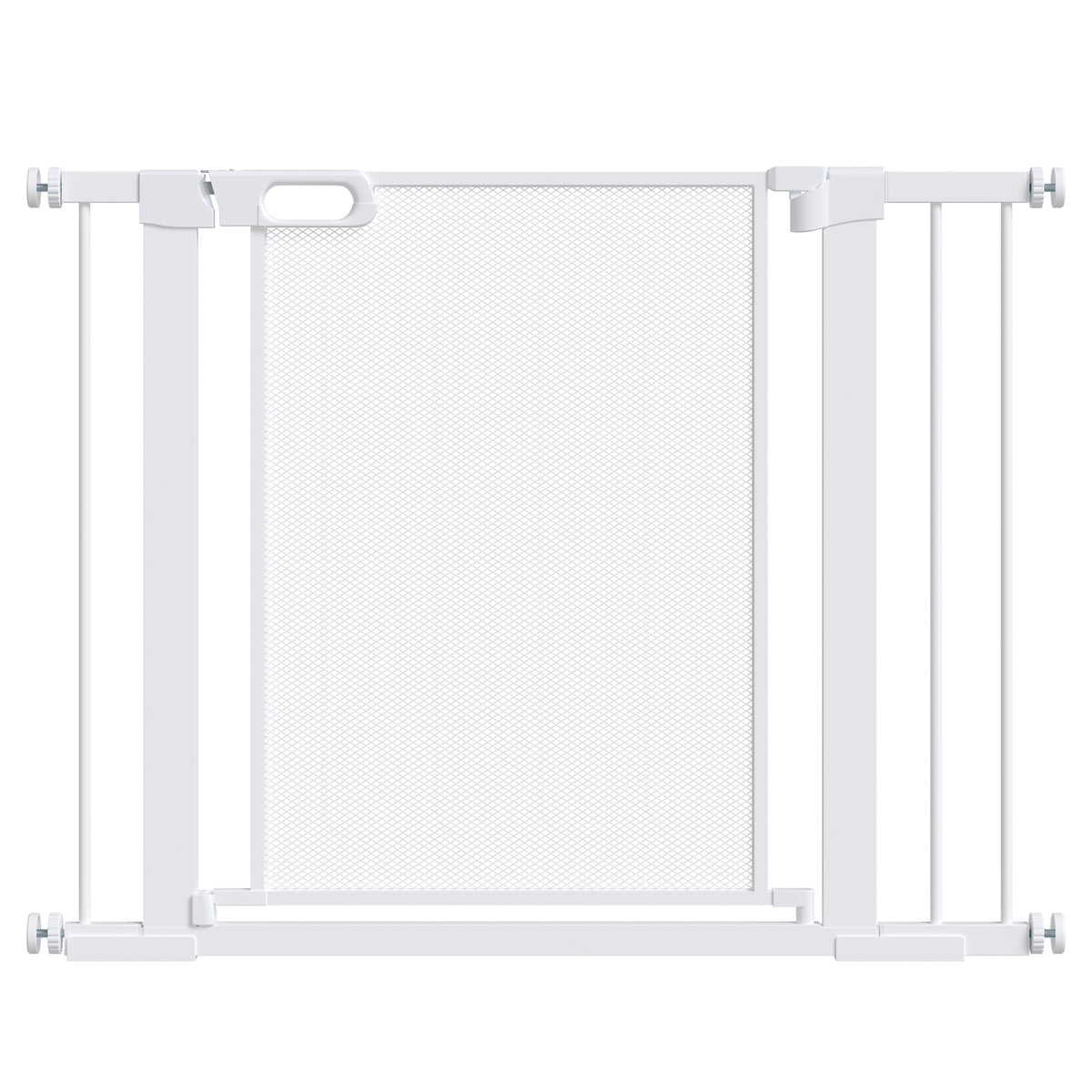 Pet Safety Gate with Extension Kit – White, 75–103cm