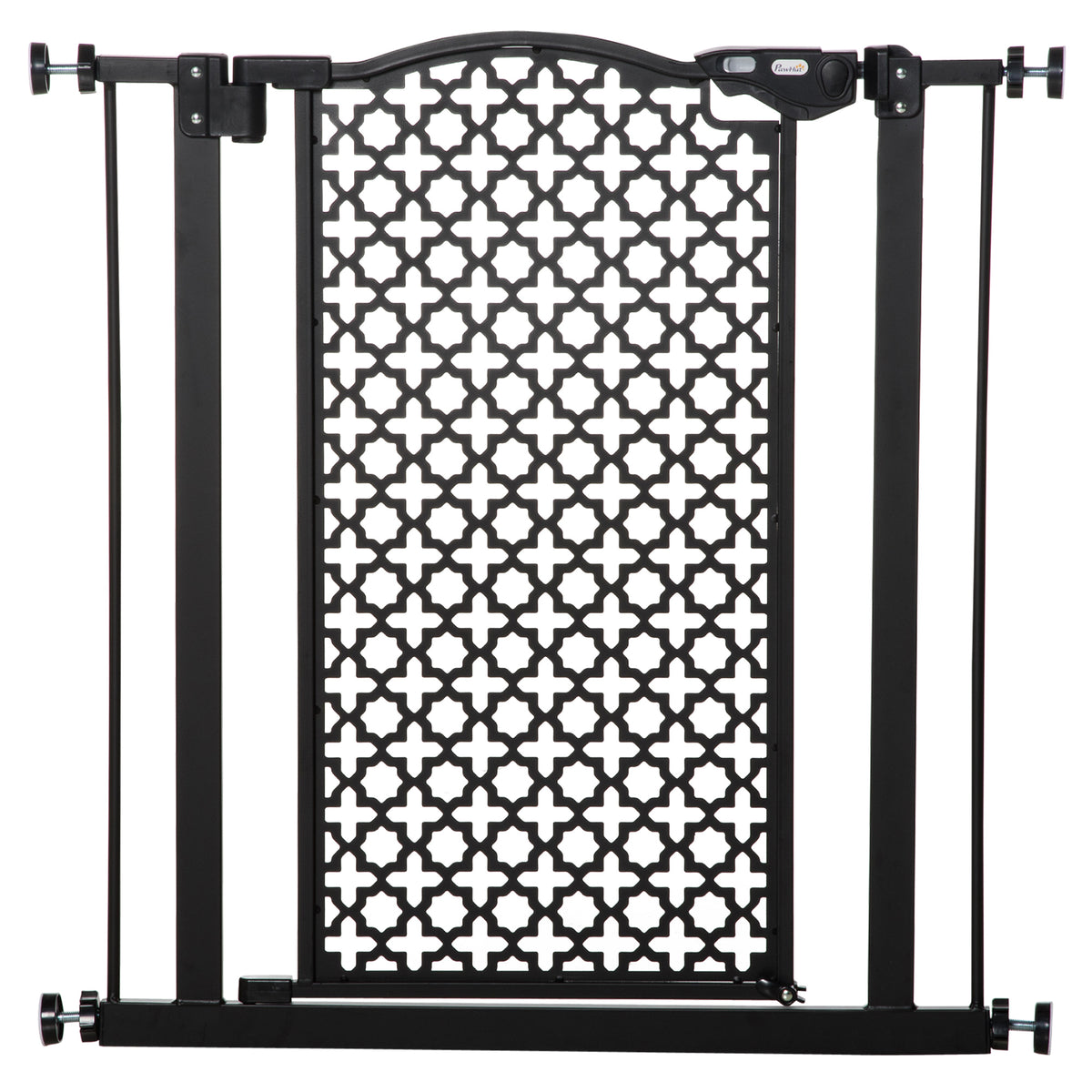 Pressure-Fit Auto-Close Dog Gate with Double Locking – 74–80cm