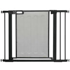 Pressure-Fit Safety Gate with Extension Kit – Black, 75–103cm