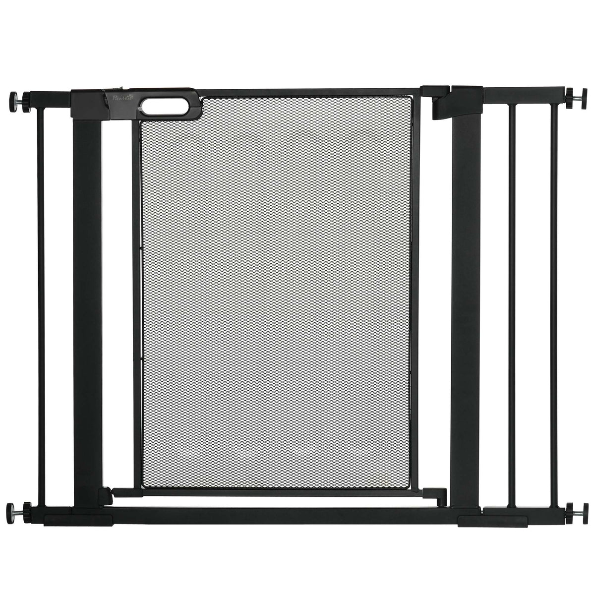 Pressure-Fit Safety Gate with Extension Kit – Black, 75–103cm