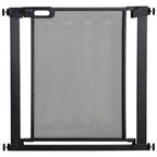 Auto-Close Dog Safety Gate – Black