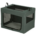 Pet Carrier with Cushion for Small Dogs – Grey, 69cm