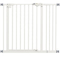 Adjustable Safety Gate with Extension – White